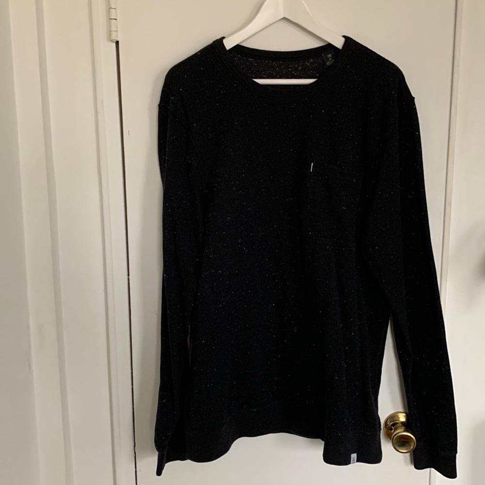 Scotch&soda Mens black crew neck sweatshirt size XL.